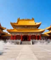  古风宫殿建筑全景2540#横屏 	 