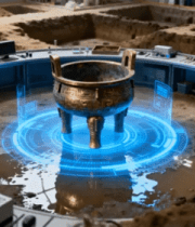 考古现场青铜器科技展示2543#横屏 