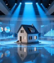 科技感办公室中的虚拟房屋展示10#横屏 