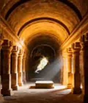  古建筑内阳光穿透的场景2283#横屏 	 -