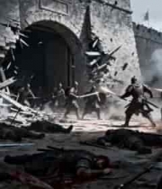  古代士兵攻城战斗场景1212#横屏 	 