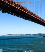 旧金山金门大桥海上景观571#横屏 