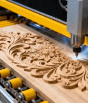 机械雕刻木材花纹素材316#横屏 