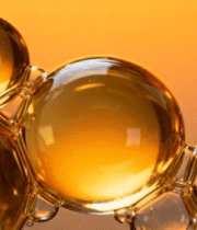 金色透明球体微观画面3290#横屏 