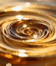 金色液体涟漪特写3240#横屏 