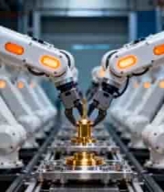  工厂机械臂自动化生产场景126#横屏 	 - 