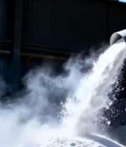  工厂内粉状物料倾倒场景381#横屏 	 