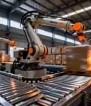  工厂内机械臂自动化生产线2878#横屏 	 -