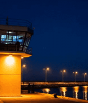 机场夜间空管塔台1263#横屏 