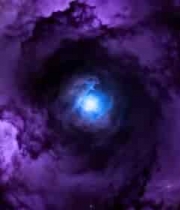  紫色星云旋转动画3276#横屏 	 