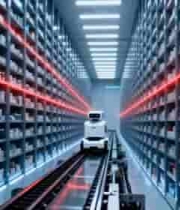  仓库内智能机器人运送药品2716#横屏 	 