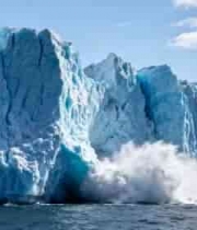  冰川崩塌入海景象957#横屏 	 