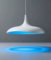  白色吊灯灯光效果展示素材1249#横屏 	 