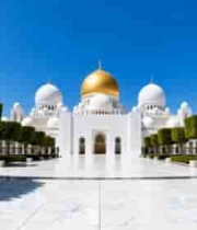  阿布扎比谢赫扎耶德清真寺景观(1)2475#横屏 	 - 