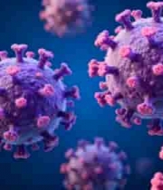  紫色病毒细胞微观图3268#横屏 	 