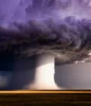  紫色蘑菇云爆炸特效3271#横屏 	 