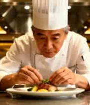  主厨精心摆盘美食3234#横屏 	 