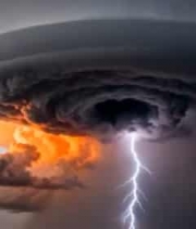  震撼积雨云闪电奇观3143#横屏 	 - 