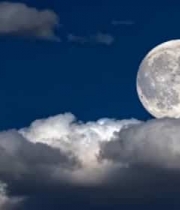  月夜云层流动延时3089#横屏 	 