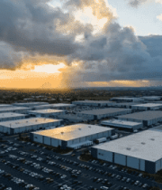 工厂建筑群鸟瞰景观2835#横屏 