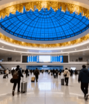 高铁站大厅旅客出行场景898#横