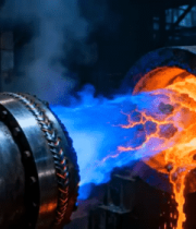 工厂钢铁冶炼场景658#横屏 