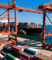 港口集装箱码头场景470#横屏 