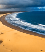 俯瞰海滩与海洋全景1399#横