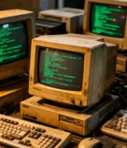 复古老旧电脑设备展示3960#横