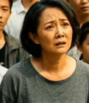 妇女与儿童聚集神情凝重3150#横屏 