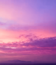 粉紫色天空与云层素材4826#横屏 