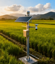 稻田中的气象监测设备1887#横屏 