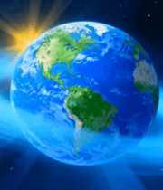 地球宇宙太空特效画面1873#横屏 