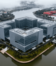 城市建筑航拍全景1231#横