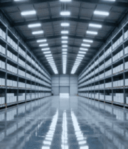 大型仓库内货架与货物场景1810#横