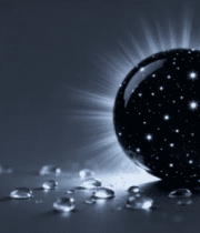 带光效黑球与水滴素材5215#横