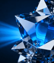 璀璨蓝色钻石素材2354#横
