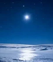  雪原星空夜景2723#横屏 	 