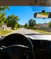 车内视角驾驶乡村道路4006#横屏 