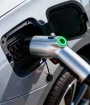  新能源汽车充电特写2528#横屏 	 