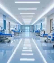  现代化医院病房内景2479#横屏 	 