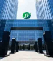  现代玻璃幕墙办公楼外观2454#横屏 	 