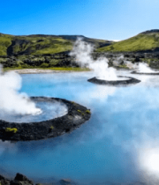 冰岛地热温泉自然风光4120#横