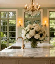 别墅厨房室内装修全景1710#横