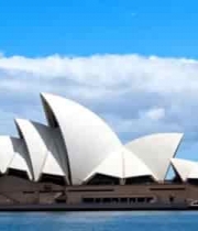  悉尼歌剧院海鸥飞翔2422#横屏 	 -