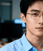 办公室内男士近景画面134#横屏 