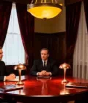  西装男士圆桌会议2420#横屏 	 