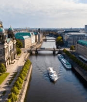 柏林城市河流建筑俯瞰1202#横