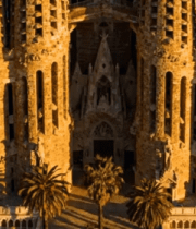 巴塞罗那圣家族大教堂俯瞰4249#横