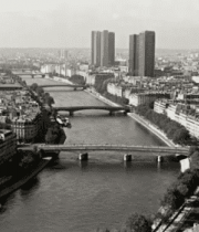 巴黎城市建筑俯瞰全景4947#横屏 